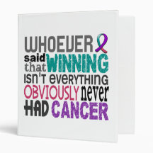 Whoever Said Thyroid Cancer 3 Ring Binder