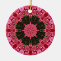 Wholeness l Pink Floral Mandala ornaments