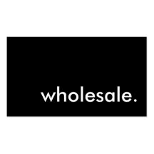 wholesale. business card