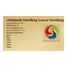 wholesale handbag Luxury handbag Business Cards