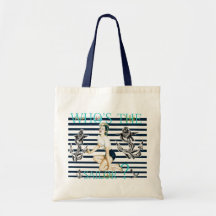 "Who's the sailor Bag" Sac En Toile