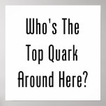 Who's The Top Quark Around Here? Poster