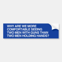 WHY ARE WE MORE COMFORTABLE - .png Bumper Stickers