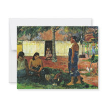 Why Are You Angry? (No Te Aha Oe Riri?) By Gauguin Custom Invitations