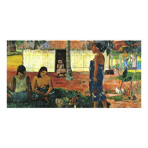 Why Are You Angry? (No Te Aha Oe Riri?) By Gauguin Photo Card Template