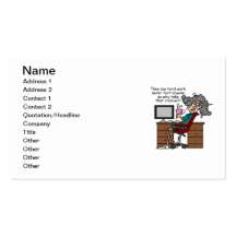 Why Chance Hard Work Humour Business Cards