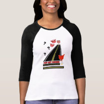 Why did the chicken cross the road? tee shirt t-shirts