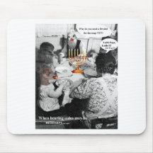 Why do you need a dreidel for the soup? Ladle papa Mousepads