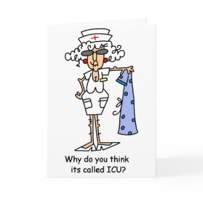Why do you think it's called ICU? Greeting Card by SweetRascal