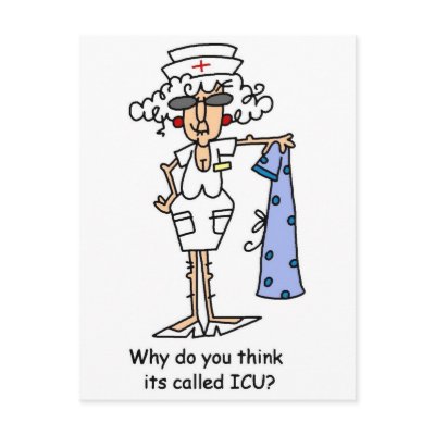 Why do you think it's called ICU? Post Cards by SweetRascal