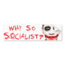 Why so Socialist? Bumper Sticker