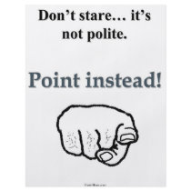 Why Stare When You Can Point