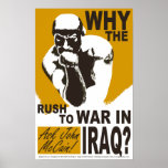 Why The Rush to War? Poster