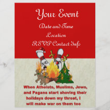Why There's War On Christmas Custom Flyer