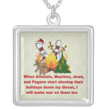 Why There's War On Christmas Custom Necklace