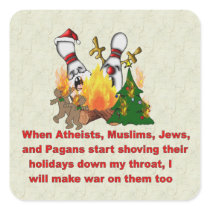 Why There's War On Christmas Stickers