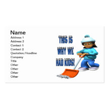 Why We Had Kids Business Card Templates