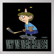 Why We Wear Helmets Print