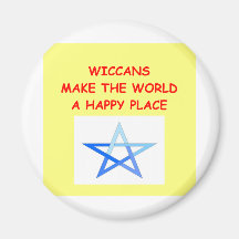 wicca fridge magnet