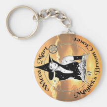 Wicca-Mart Logo Key Chain