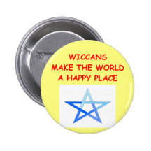 wicca pinback buttons