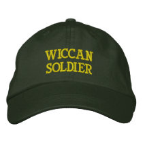 Wiccan Soldier Hat Embroidered Baseball Cap