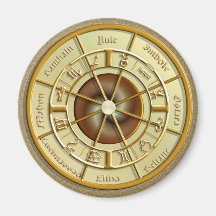 Wiccan Wheel of the Year Refrigerator Magnet