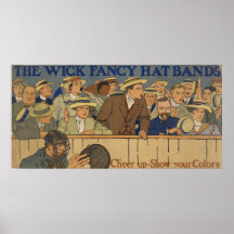 Wick Fancy Hat Bands Print