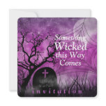 Wicked Fun Halloween Wedding Invitation