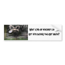Wicked Night Bumper Sticker