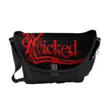 Wicked Red Messenger Bag