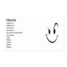 Wicked Smile Business Cards