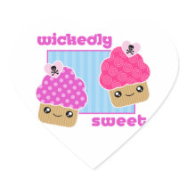 Wicked Sweet Kawaii Cupcake Stickers