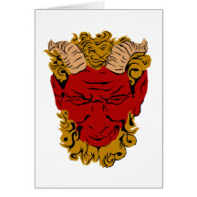 Wicked Winter Greeting Card From Krampus