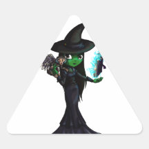 Wicked Witch Triangle Stickers
