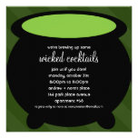 Wicked Witch's Cauldron Halloween Party Invitation