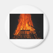 Wicker fire magnets