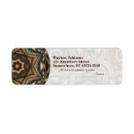 Wicker Star Mandala • Avery Label