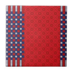 wicker tile oriental pattern