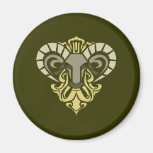 Widder ram Aries Kühlschrankmagnet