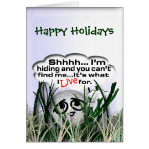 Widdle Ball in Rough Greeting Cards
