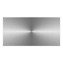 wide circular steel custom photo card