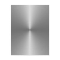 wide circular steel post card
