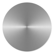 wide circular steel sticker