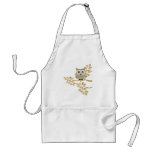 Wide Eyes Owl in Tree Apron