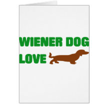 Wiener Dog Love Cards