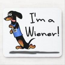 Wiener Dog Race Winner Mousepad