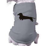 Wiener Dog Silhouette (Short Haired Dachshund) pet clothing