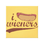 Wiener Love Stretched Canvas Prints