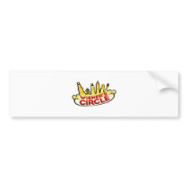 WIENER,S CIRCLE BUMPER STICKER